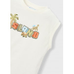 Mayoral Μπλούζα Αμάνικη κρεμ 26-03085-081