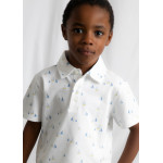 Mayoral Πολο κοντομανικο σταμπωτο λευκο λαδι 26-03101-023 3101