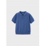 Mayoral Πολο κοντ/κο πλεκτο μπλε 26-03106-091 3106