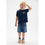Mayoral Πολο κοντ/κο σταμπα πλατη ναυτ.μπλε 26-03108-061 3108