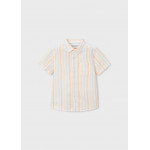 Mayoral Πουκαμισο κοντομανικο λινο ροδακινι 26-03112-011 3112