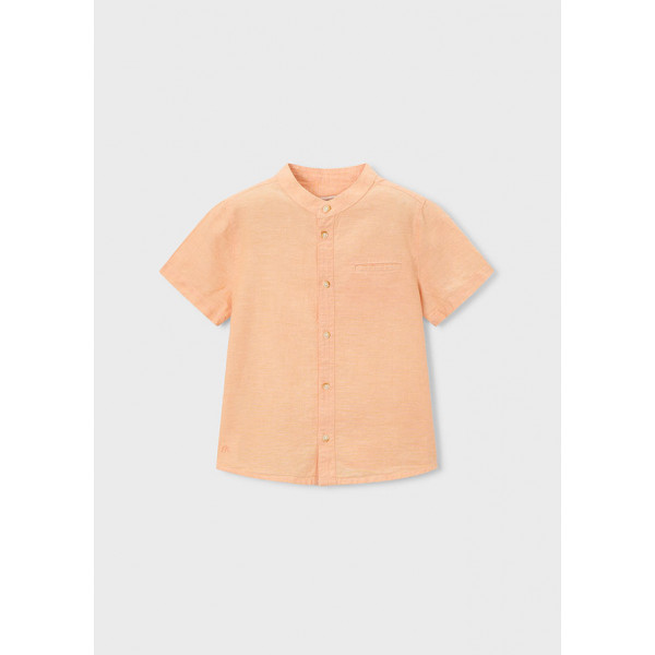 Mayoral Πουκαμισο κοντ/κο μαο λινο ροδακινι 26-03113-016 3113
