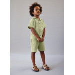 Mayoral Πουκαμισο κοντομανικο γκοφρε πρασινο 26-03116-049 3116