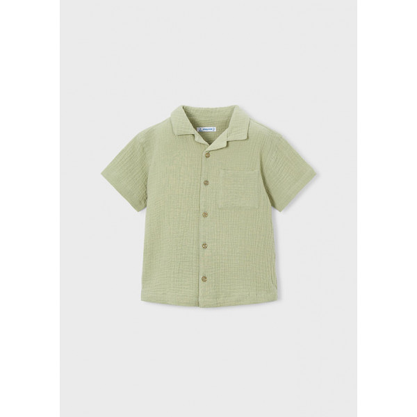 Mayoral Πουκαμισο κοντομανικο γκοφρε πρασινο 26-03116-049 3116
