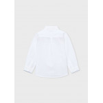 Mayoral Πουκαμισο μακρυμ λινο αμπιγιε λευκο 26-03117-076 3117