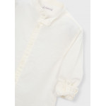 Mayoral Πουκαμισο μακ/κο γιακας μαο λ κρεμ 26-03118-030 3118