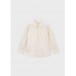 Mayoral Πουκαμισο μακρ/κο λινο γιακας μπεζ μιξη 26-03119-035 3119