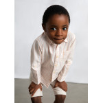 Mayoral Πουκαμισο μακρ/κο λινο γιακας ροδακινι 26-03119-036 3119