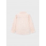 Mayoral Πουκαμισο μακρ/κο λινο γιακας ροδακινι 26-03119-036 3119