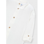 Mayoral Πουκαμισο μακρυμανικο γκοφρε κρεμ 26-03120-033 3120