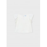 Mayoral Πουκαμισα γαζα δαντελενιες λε εκρου 26-03195-042 3195