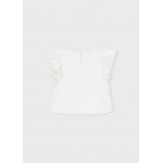 Mayoral Πουκαμισα γαζα δαντελενιες λε εκρου 26-03195-042 3195