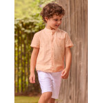 Mayoral Βερμουδα λινη suiting λευκο 26-03201-048 3201