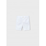 Mayoral Βερμουδα λινη suiting λευκο 26-03201-048 3201