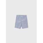 Mayoral Βερμουδα λινη suiting μπλε ριγε 26-03201-049 3201