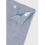 Mayoral Βερμουδα λινη suiting μπλε ριγε 26-03201-049 3201