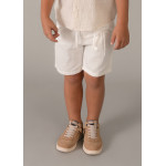 Mayoral Βερμουδα λινη relaxed κρεμ 26-03202-055 3202