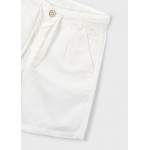 Mayoral Βερμουδα λινη relaxed κρεμ 26-03202-055 3202