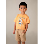 Mayoral Βερμουδα λινη relaxed μοκα 26-03202-056 3202