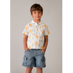 Mayoral Βερμουδα denim cargo πετροπλ τζ 26-03206-026 3206