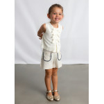 Mayoral Παντελονι κοντο τσεπες μπεζ 26-03219-038 3219