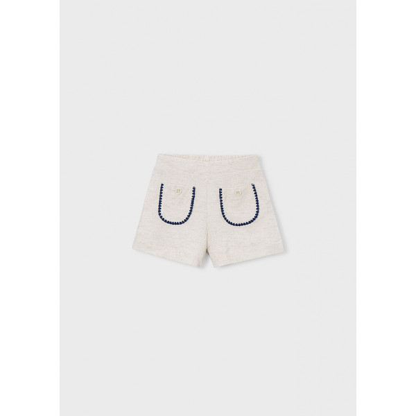 Mayoral Παντελονι κοντο τσεπες μπεζ 26-03219-038 3219