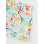 Mayoral Παντελονι κοντο σταμπωτο πρασινομπλ 26-03221-065 3221