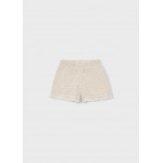 Mayoral Παντελονι κοντο πλεκτο μπεζ ανοιχ 26-03223-050 3223