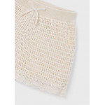 Mayoral Παντελονι κοντο πλεκτο μπεζ ανοιχ 26-03223-050 3223