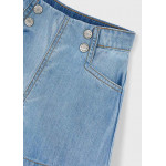 Mayoral Βερμουδα denim ριχτη πετροπλ τζ 26-03224-055 3224