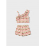 Mayoral Σετ σορτς μακο φαντασια μανταρινι 26-03225-059 3225