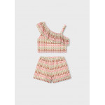 Mayoral Σετ σορτς μακο φαντασια μανταρινι 26-03225-059 3225