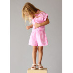 Mayoral Σετ σορτς ριγε ροζ ανοιχτ 26-03226-064 3226