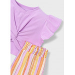 Mayoral Σετ σορτς ριγε λιλα 26-03227-068 3227