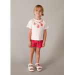 Mayoral Σετ σορτς μακο φαντασια ροδακινι 26-03231-075 3231