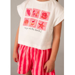 Mayoral Σετ σορτς φουτερ ροδακινι 26-03234-080 3234