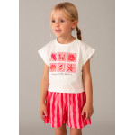 Mayoral Σετ σορτς φουτερ ροδακινι 26-03234-080 3234