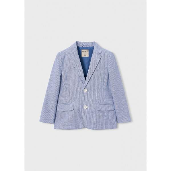 Mayoral Σακακι λινο suiting μπλε ριγε 26-03437-049 3437