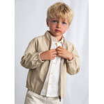 Mayoral Αντιανεμικο αναστρεψιμο λινο μπεζ καρο 26-03444-047 3444