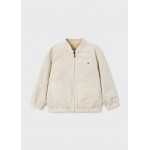 Mayoral Αντιανεμικο αναστρεψιμο λινο μπεζ καρο 26-03444-047 3444