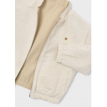 Mayoral Αντιανεμικο αναστρεψιμο λινο μπεζ καρο 26-03444-047 3444