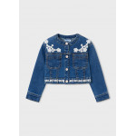 Mayoral Τζακετ denim γκιπουρ τζιν σκουρ 26-03453-005 3453