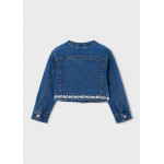 Mayoral Τζακετ denim γκιπουρ τζιν σκουρ 26-03453-005 3453