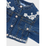 Mayoral Τζακετ denim γκιπουρ τζιν σκουρ 26-03453-005 3453