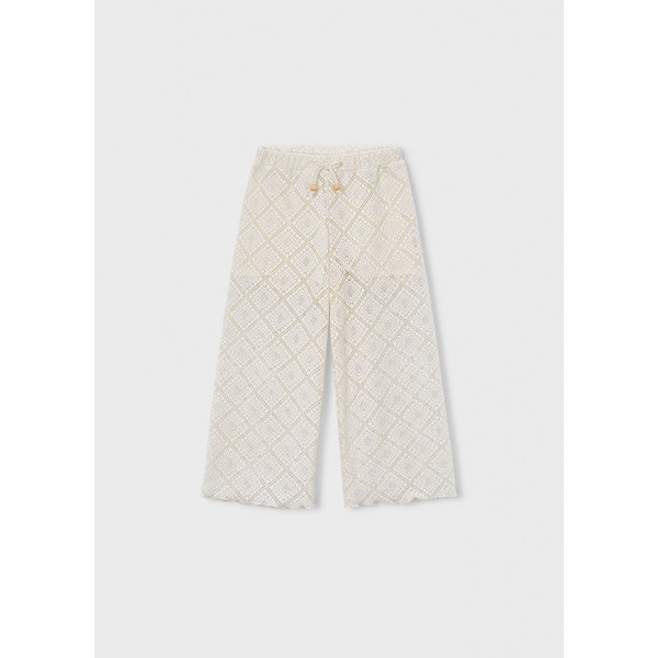 Mayoral Παντελονι μακρυ crochet μπεζ ανοιχ 26-03591-088 3591