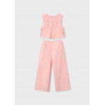 Mayoral Σετ πανετλονι μακρυ κεντητο ροζ απαλο 26-03592-077 3592