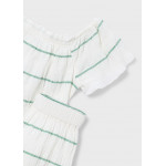 Mayoral Σετ παντελονι μακρυ ριγες εκρου μεντ 26-03593-058 3593