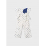 Mayoral Σετ παντελονι μακρυ σταμπωτο μπεζ 26-03594-062 3594