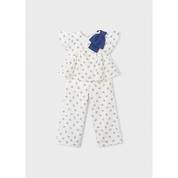 Mayoral Σετ παντελονι μακρυ σταμπωτο μπεζ 26-03594-062 3594