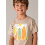 Mayoral Σετ μακο κοντομανικο τιραντες μπεζ ροδακ 26-03603-027 3603